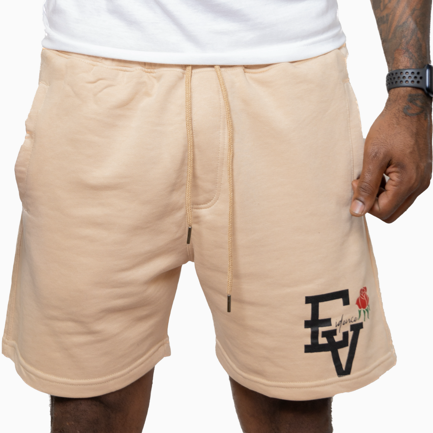 EV Rose Tan shorts