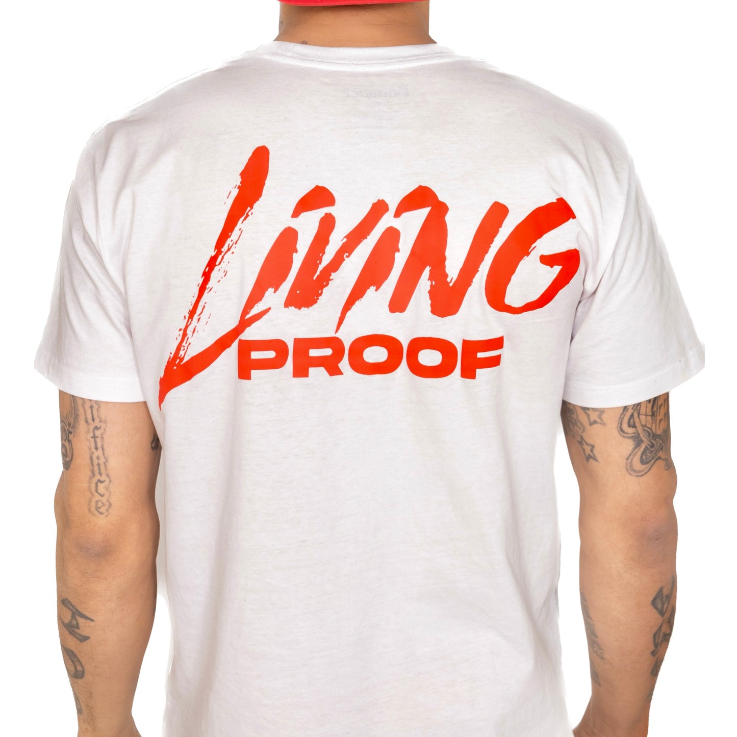 Living Proof White / Red T-Shirt